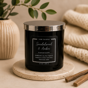 Sandalwood Amber Candle by VOW Candles